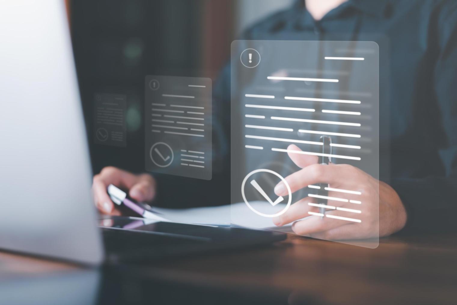 Teilnehmer während des Online-Trainings